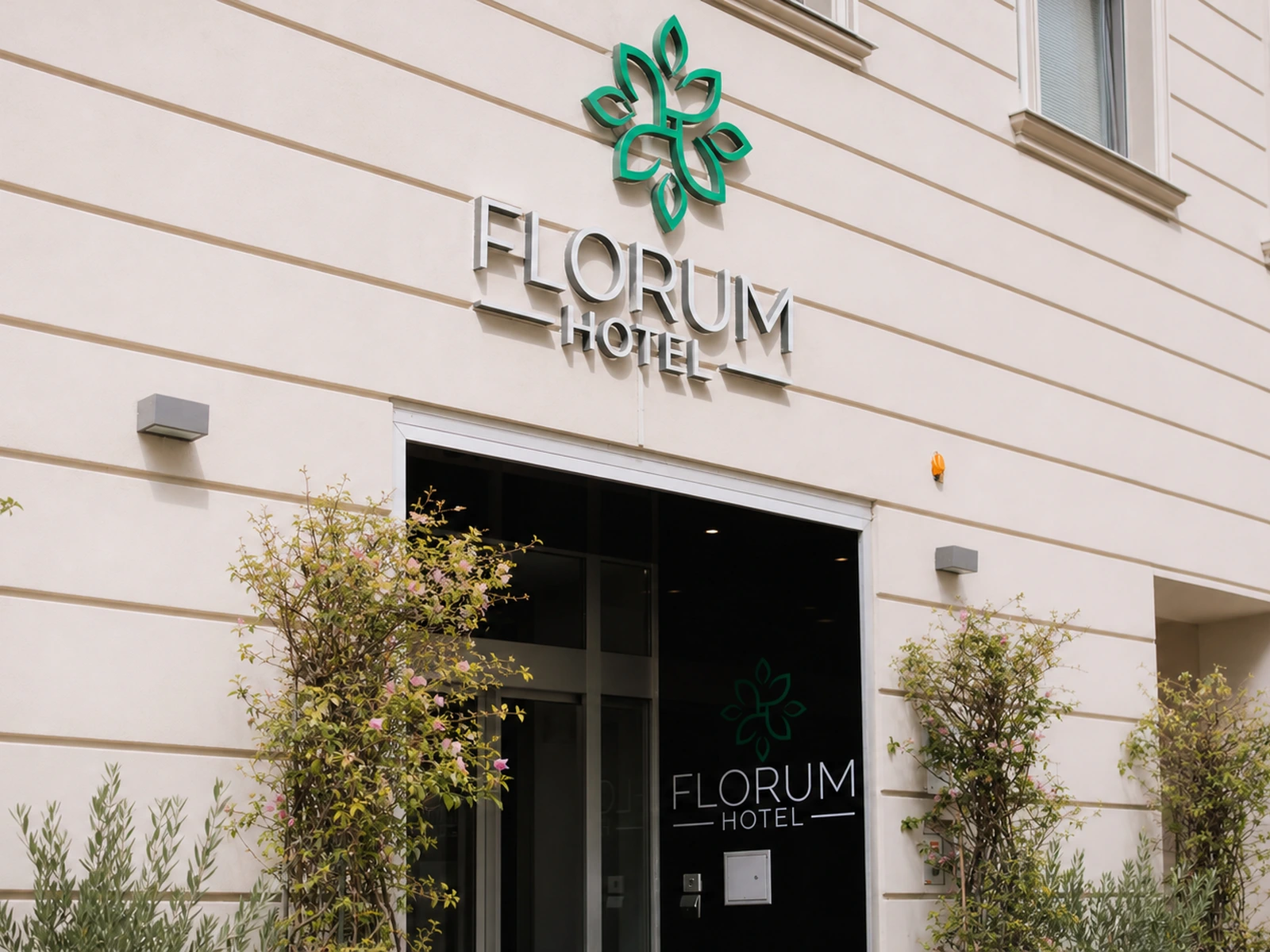 Hotel Florum façade in Vienna