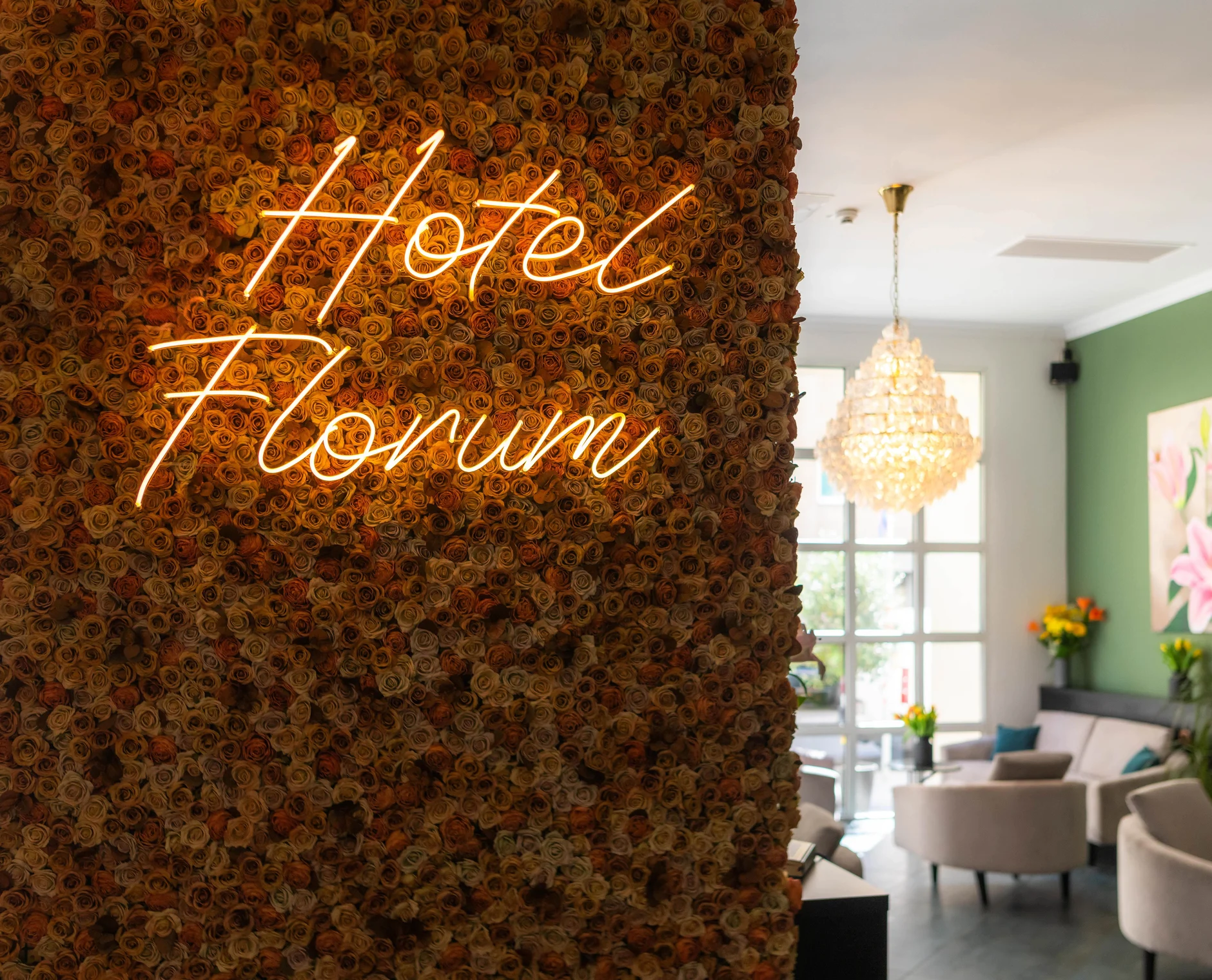 Hotel Florum botanical lounge detail