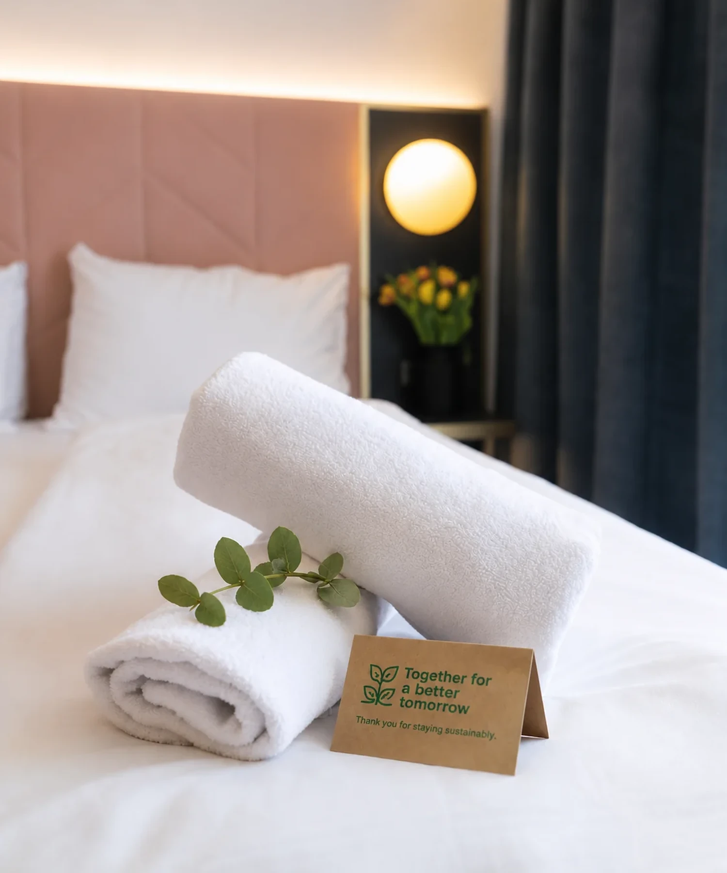 Sustainable hospitality detail at Hotel Florum